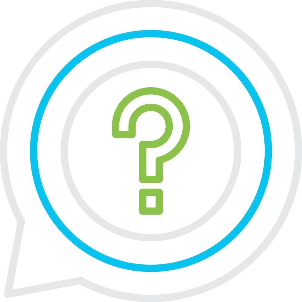 Question Creative Icon Design vector