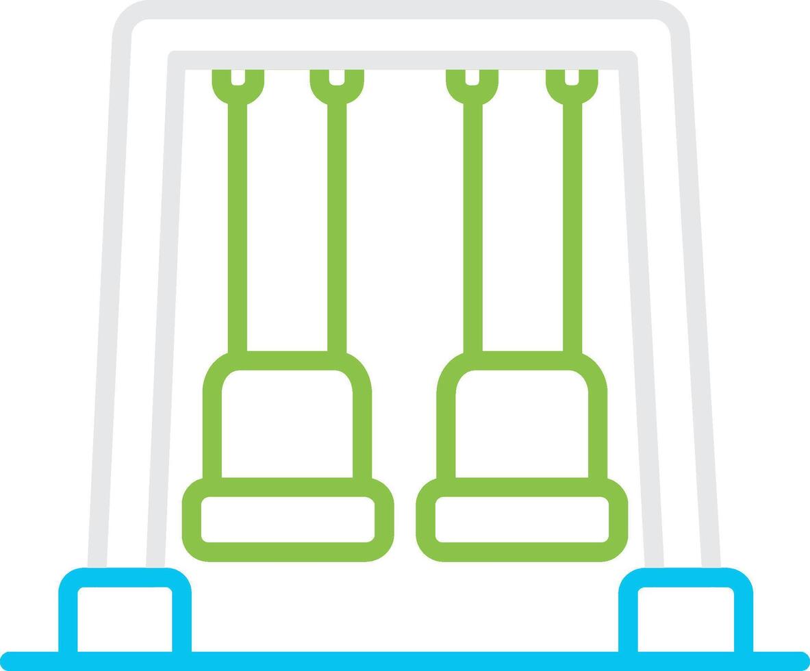 Swing Bin Creative Icon Design vector