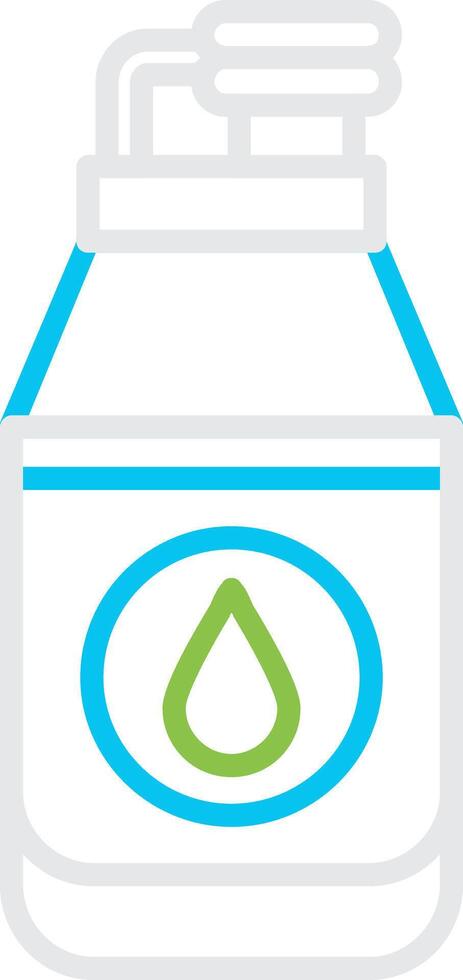 Water Bottle Bin Creative Icon Design vector