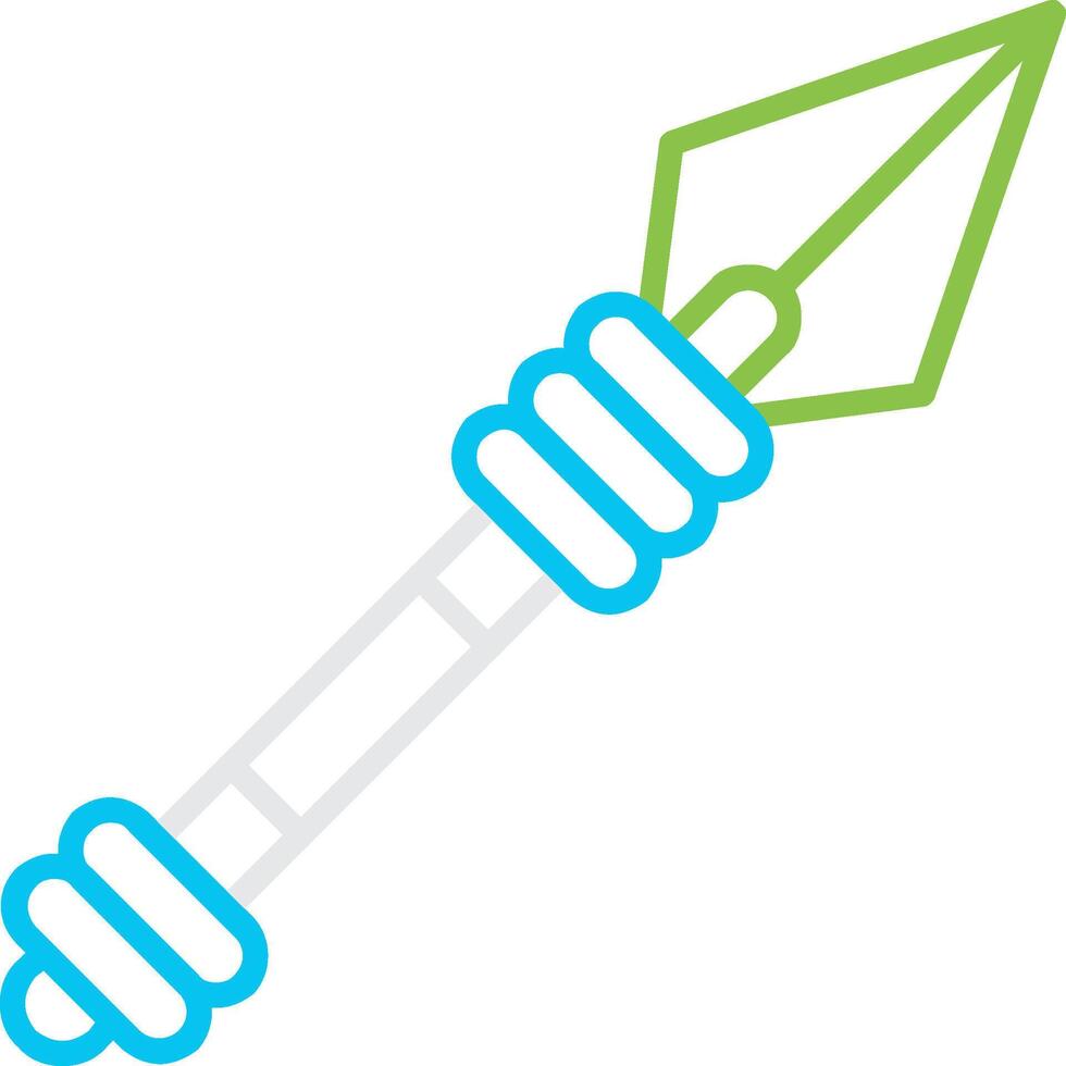 Spear Bin Creative Icon Design vector