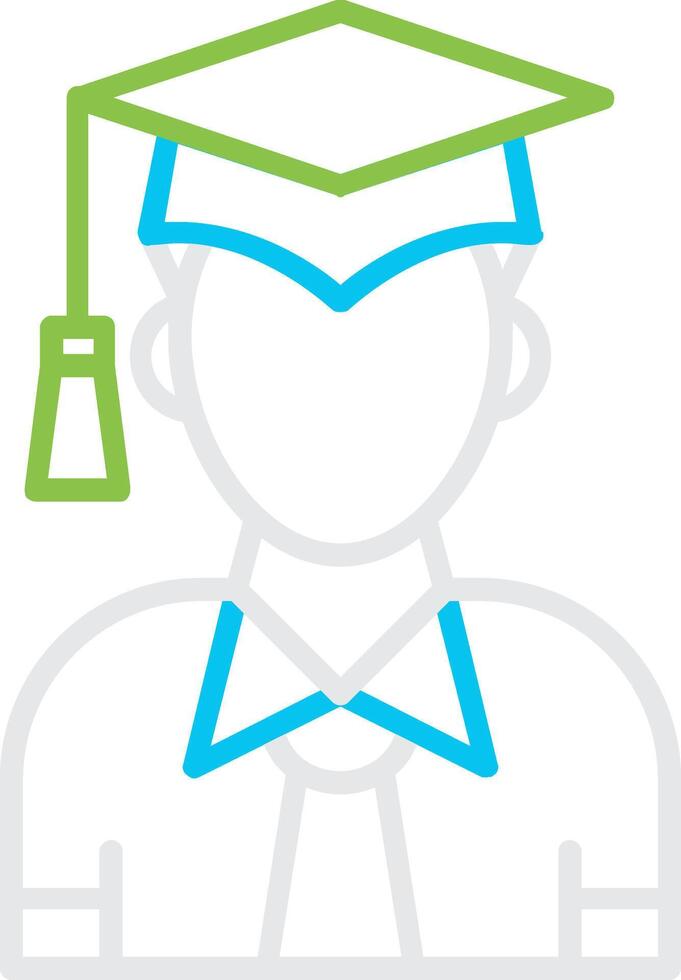Graduate Creative Icon Design vector