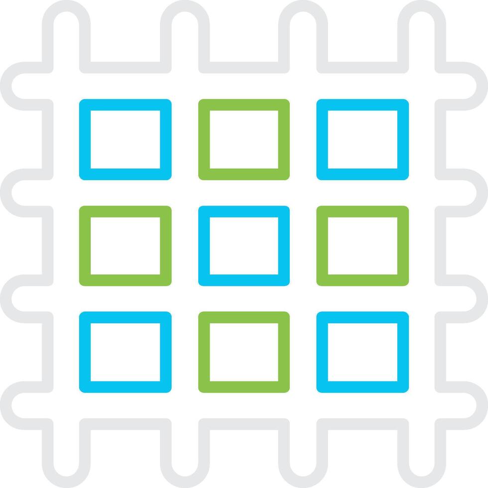 Grid Creative Icon Design vector