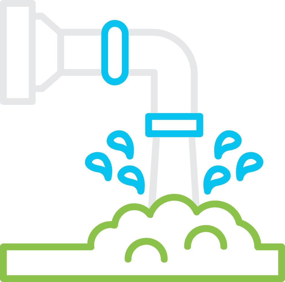 Waste Water Creative Icon Design vector