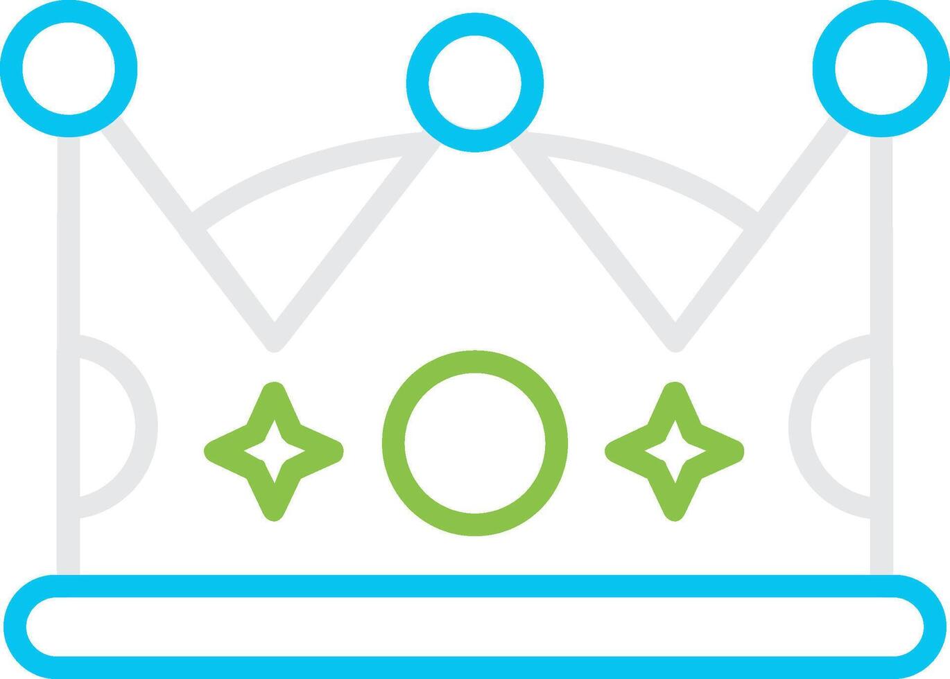 Crown Creative Icon Design vector