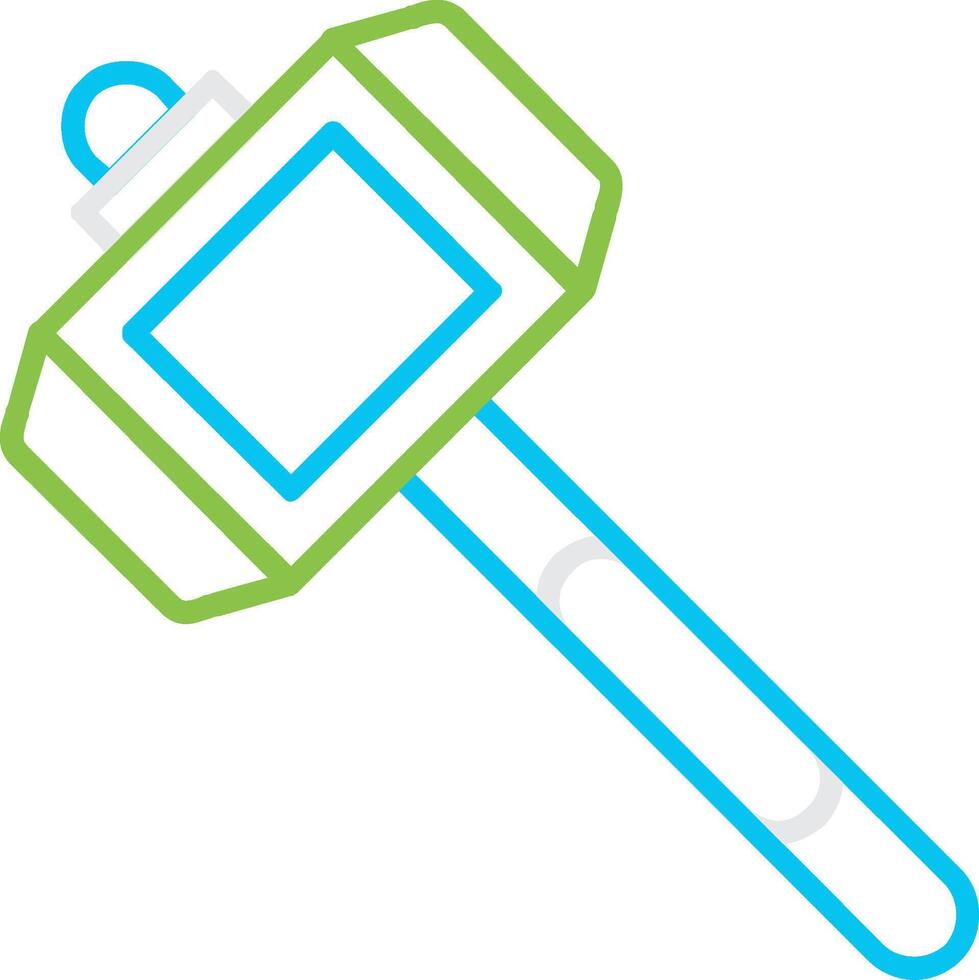 Hammer Creative Icon Design vector