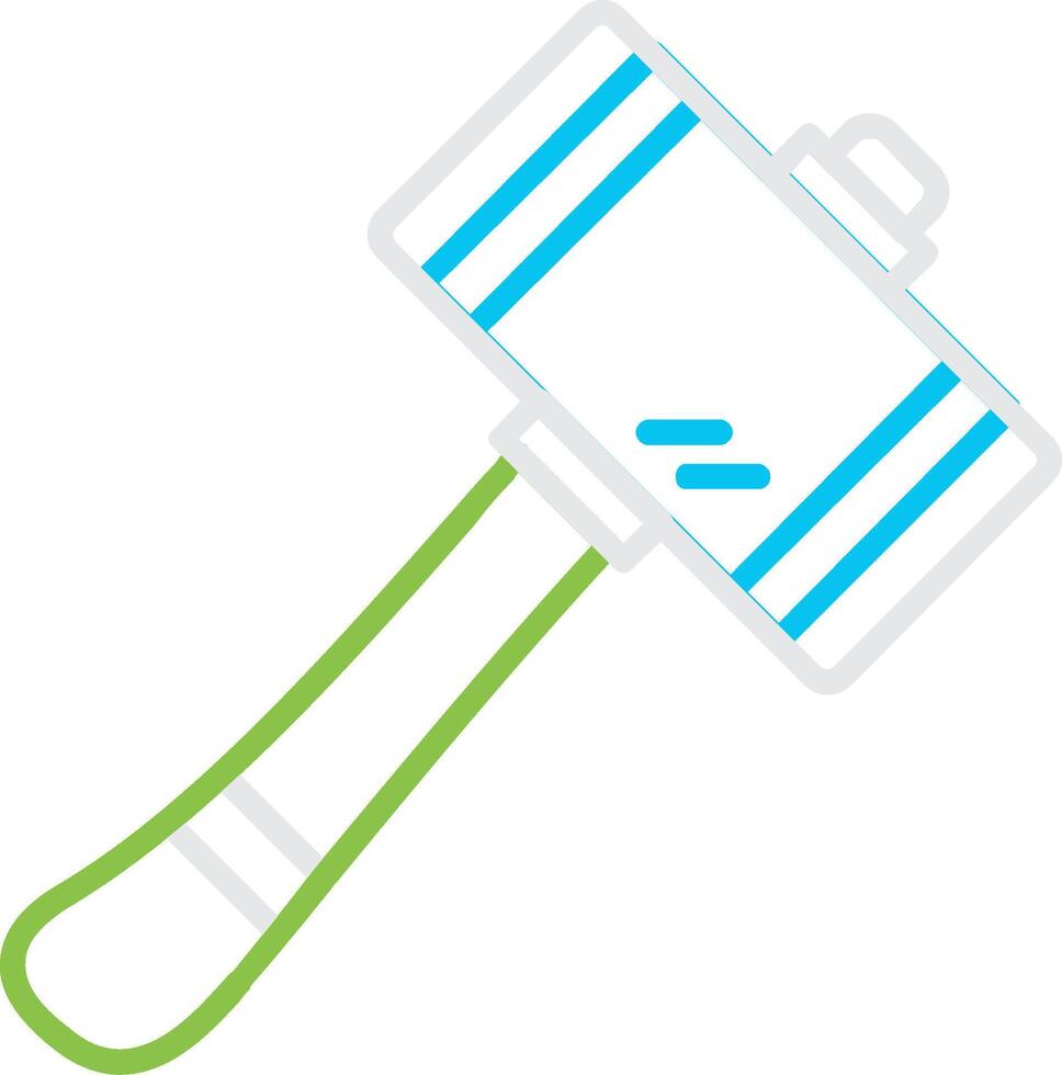 Hammer Creative Icon Design vector