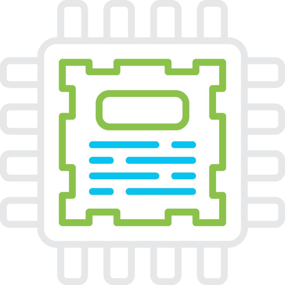 Processor Bin Creative Icon Design vector