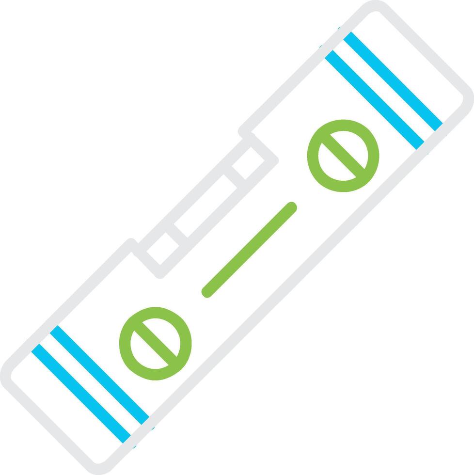 Spirit Level Bin Creative Icon Design vector