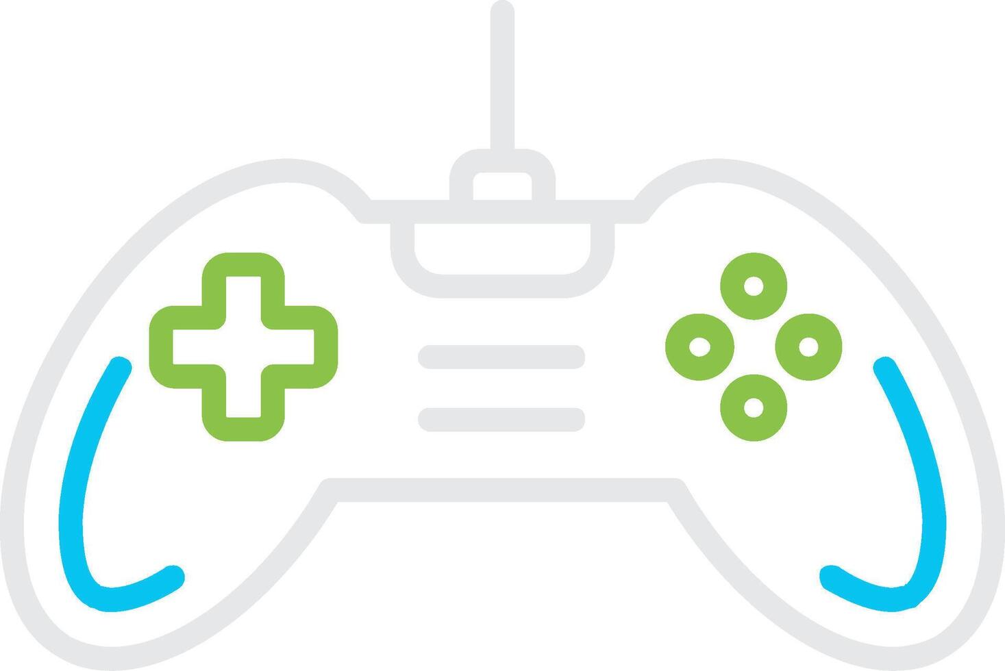 Joystick Bin Creative Icon Design vector