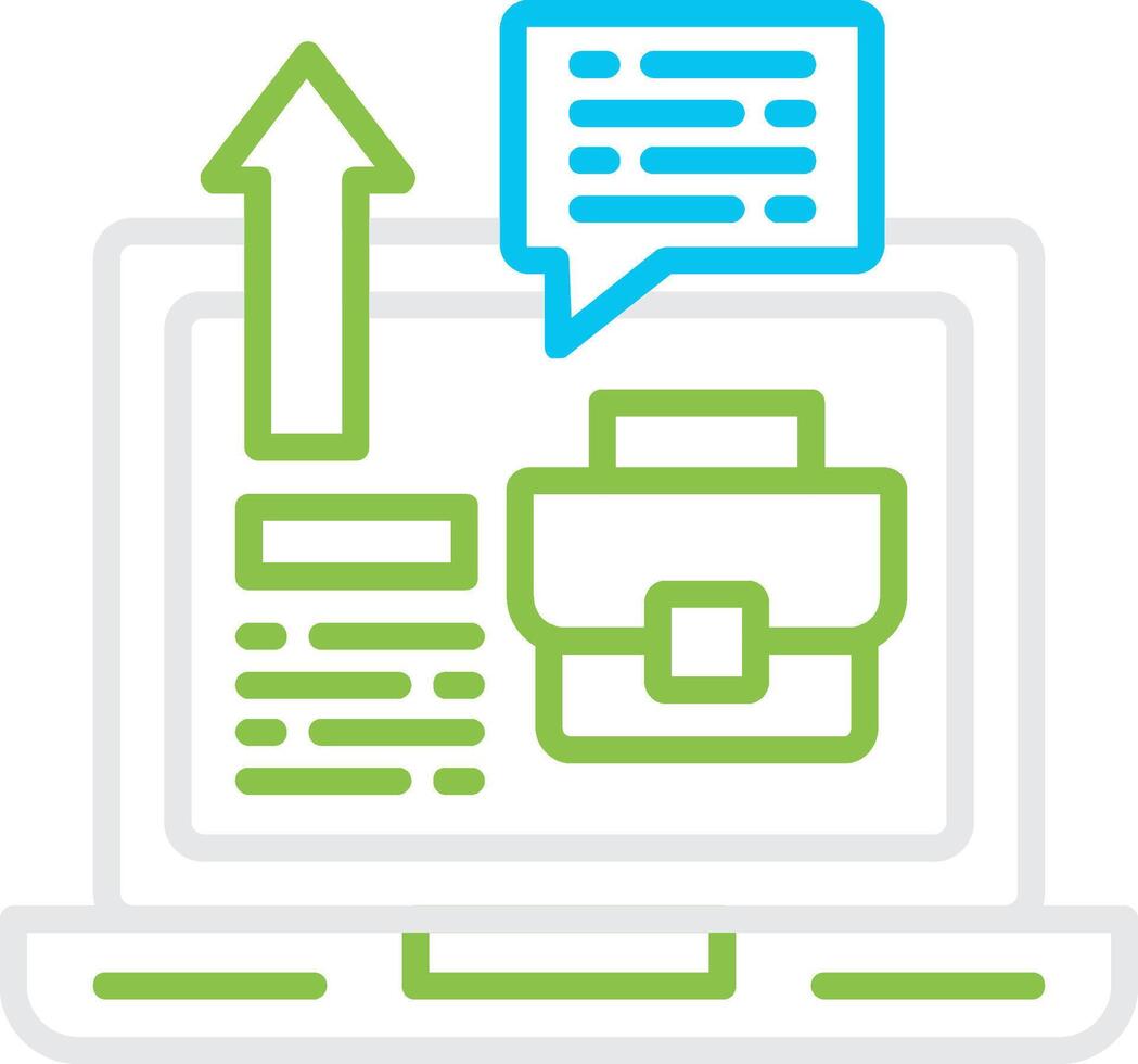 Job Promotion Creative Icon Design vector