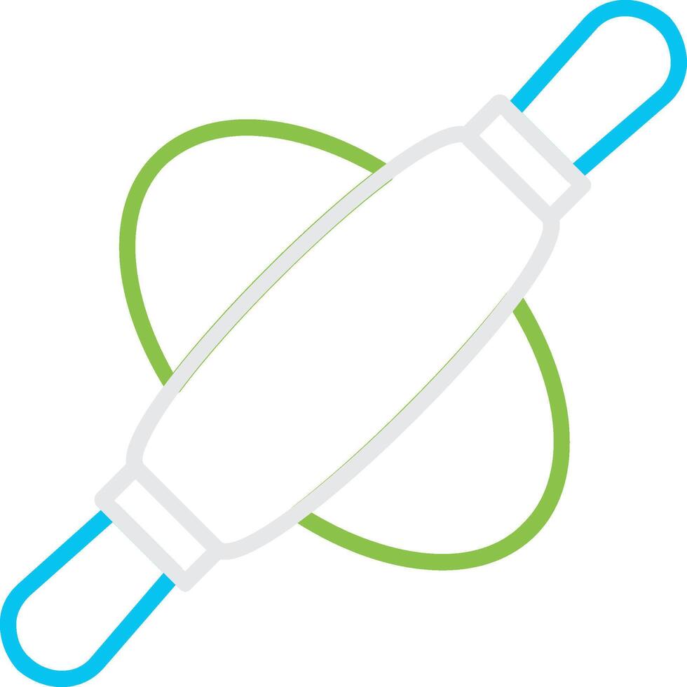 Rolling Pin Bin Creative Icon Design vector