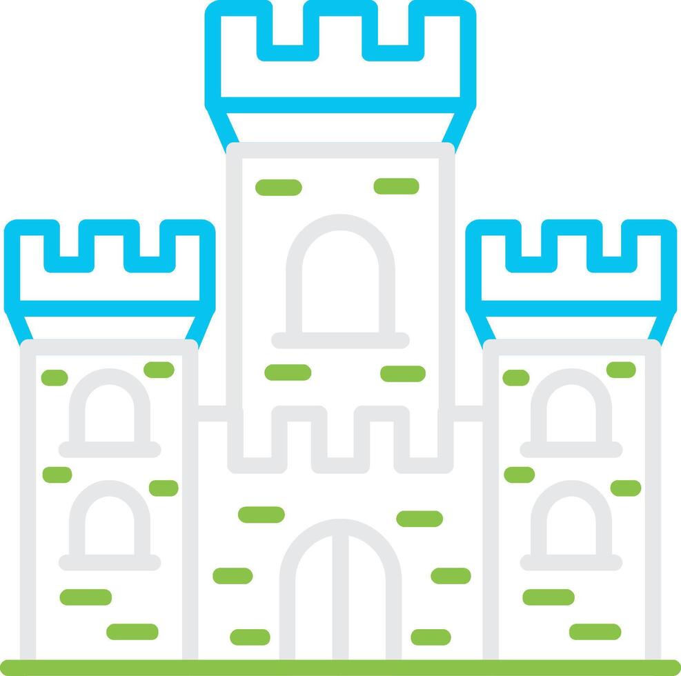 Castle Creative Icon Design vector