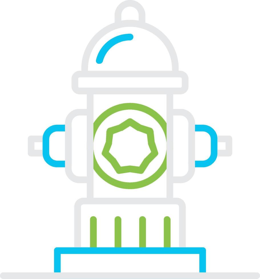 Hydrant Creative Icon Design vector