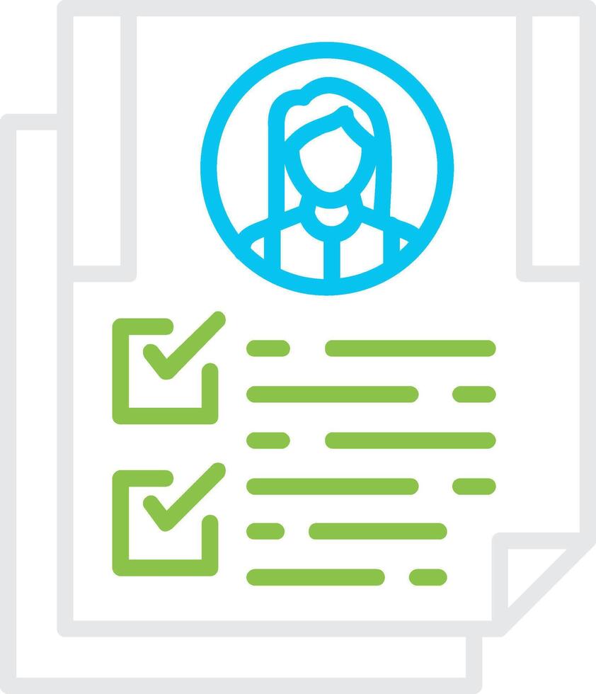 Profile Creative Icon Design vector