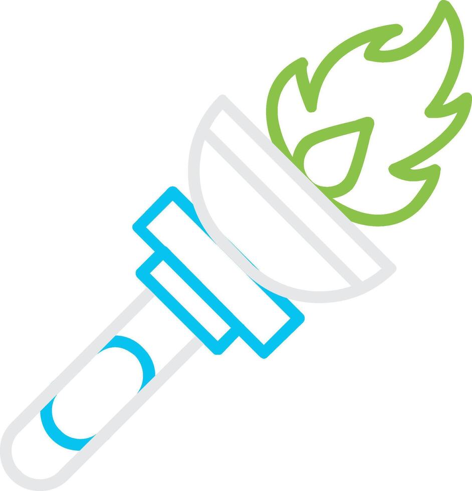 Torch Creative Icon Design vector