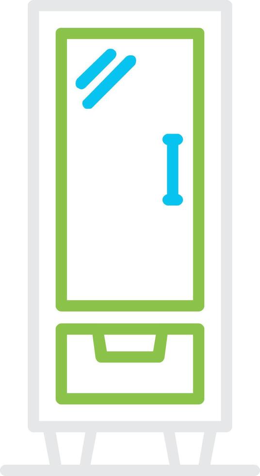 Dresser Bin Creative Icon Design vector
