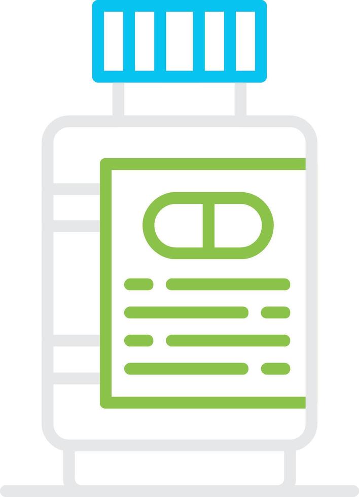 Pills Bin Creative Icon Design vector