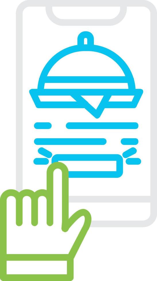 Online Order Creative Icon Design vector