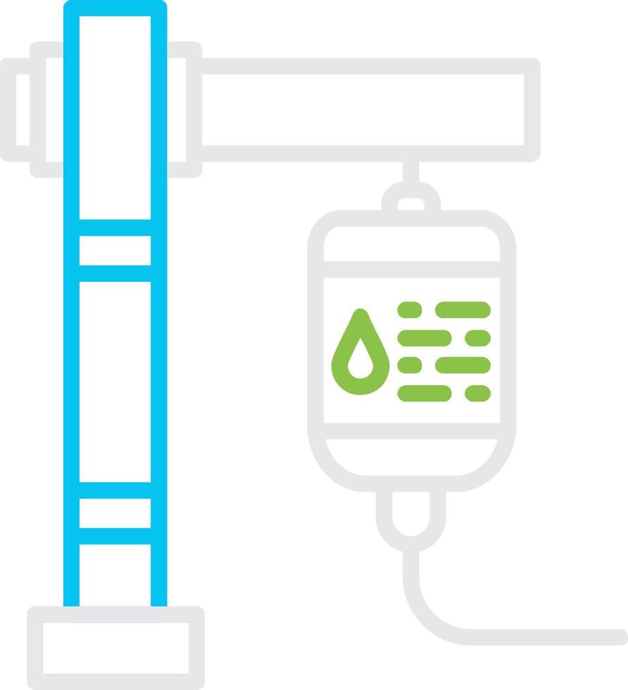 Blood Transfusion Creative Icon Design vector