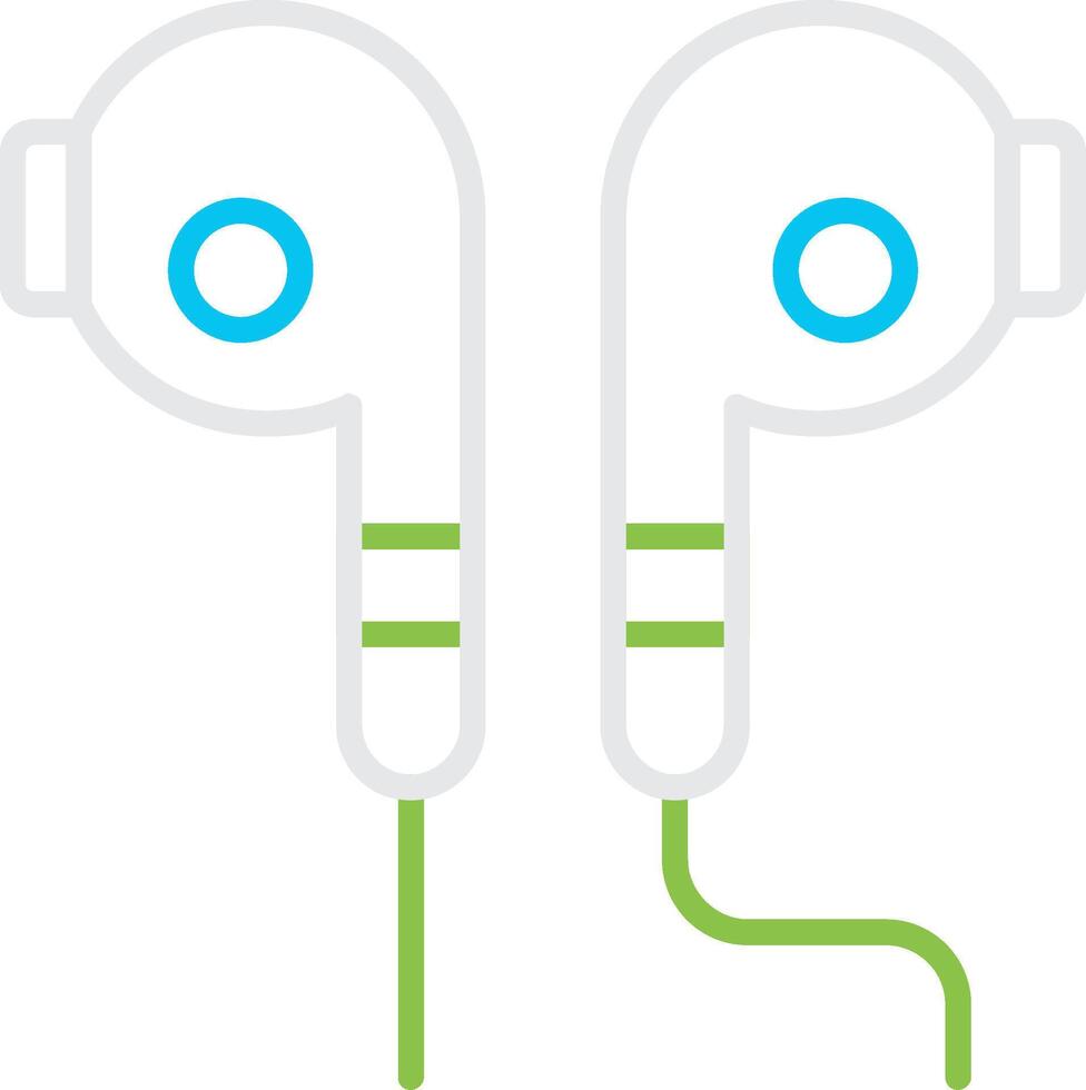 Earbuds Creative Icon Design vector