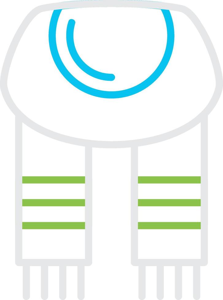 Scarf Bin Creative Icon Design vector