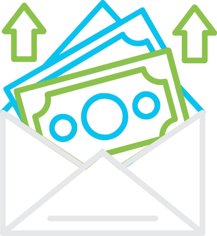 Salary Creative Icon Design vector