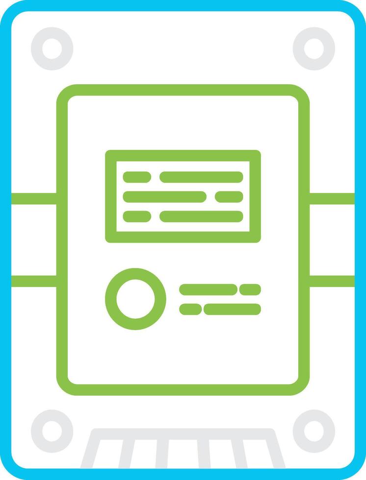 Solid State Drive Bin Creative Icon Design vector