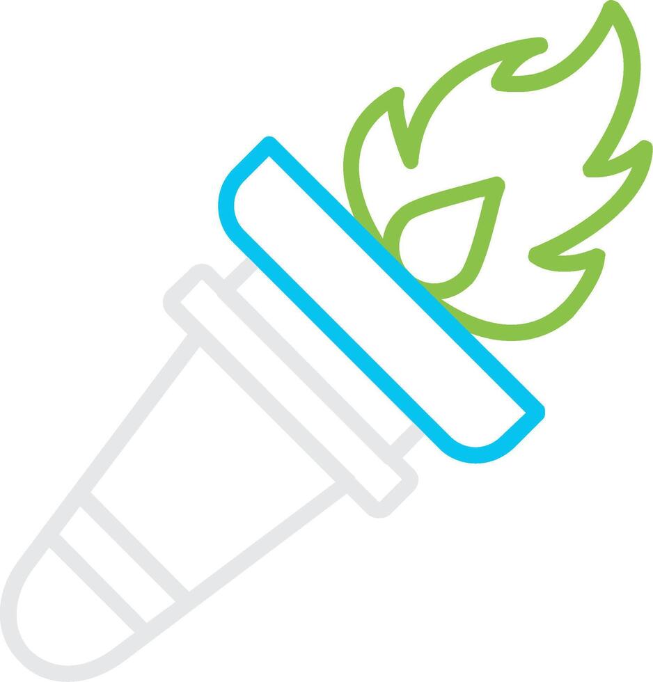 Torch Bin Creative Icon Design vector