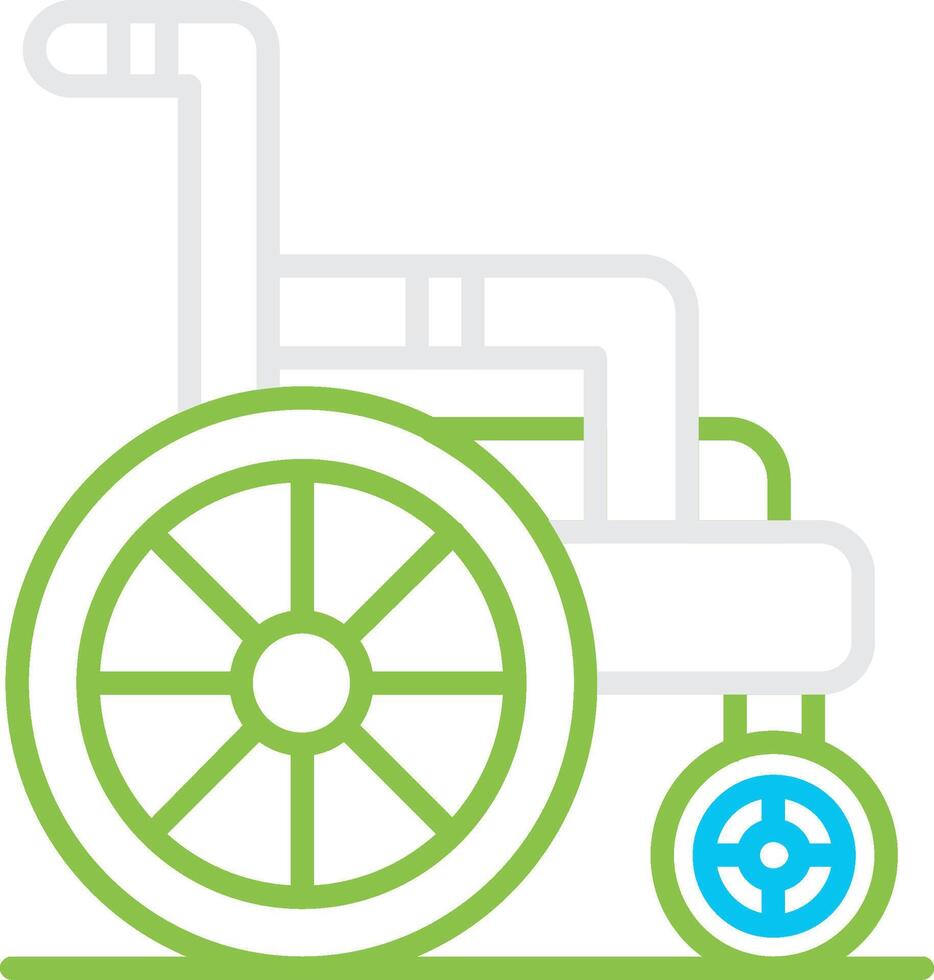 Wheelchair Bin Creative Icon Design vector