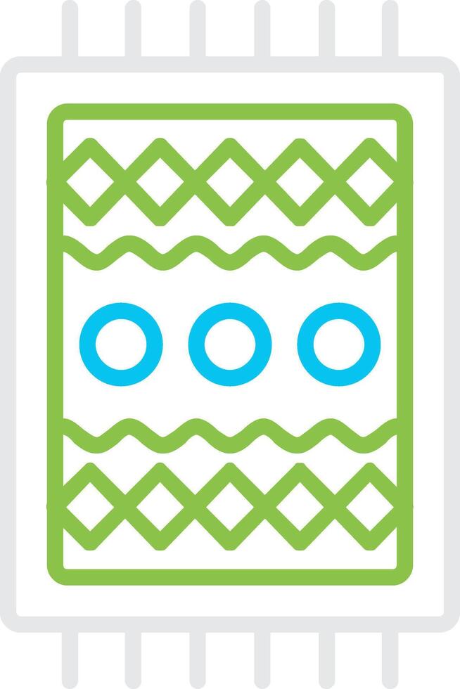Carpet Bin Creative Icon Design vector