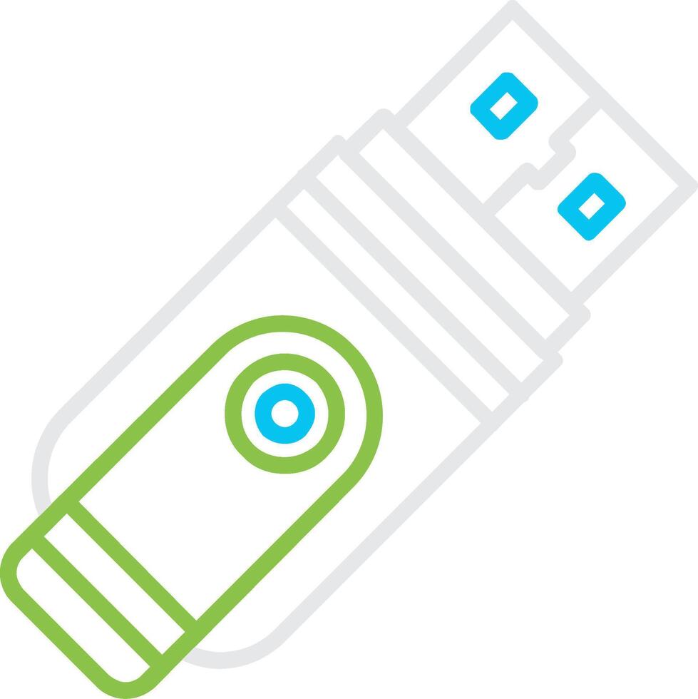 Usb Bin Creative Icon Design vector