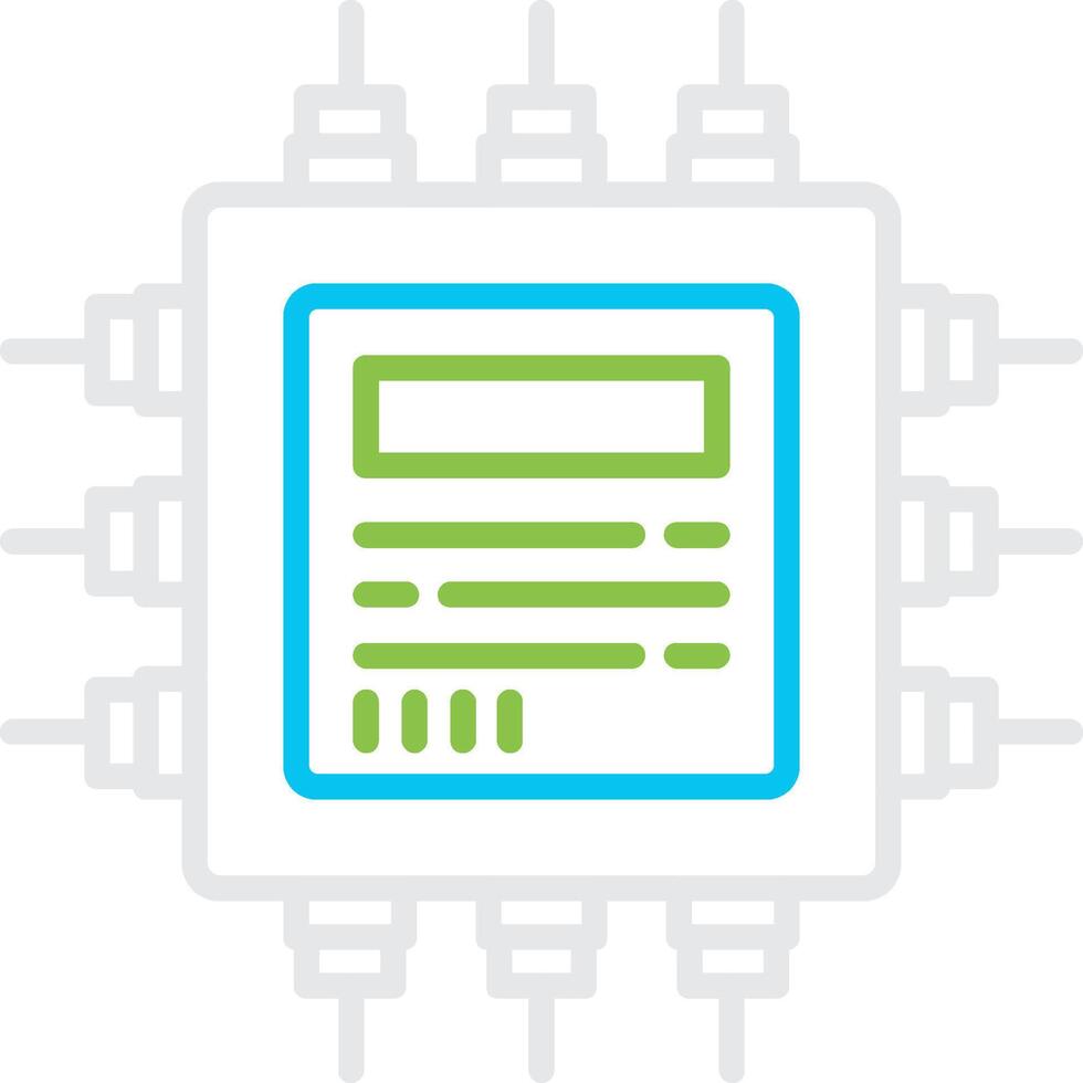 Cpu Bin Creative Icon Design vector