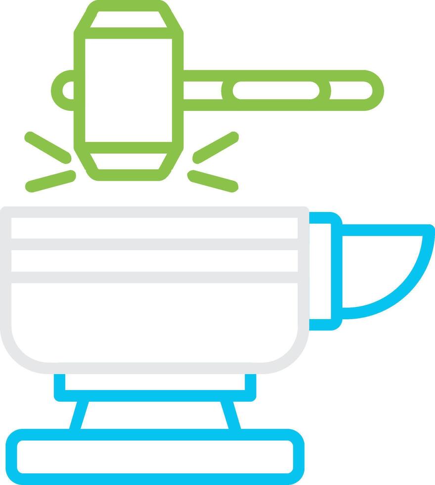 Blacksmith Creative Icon Design vector