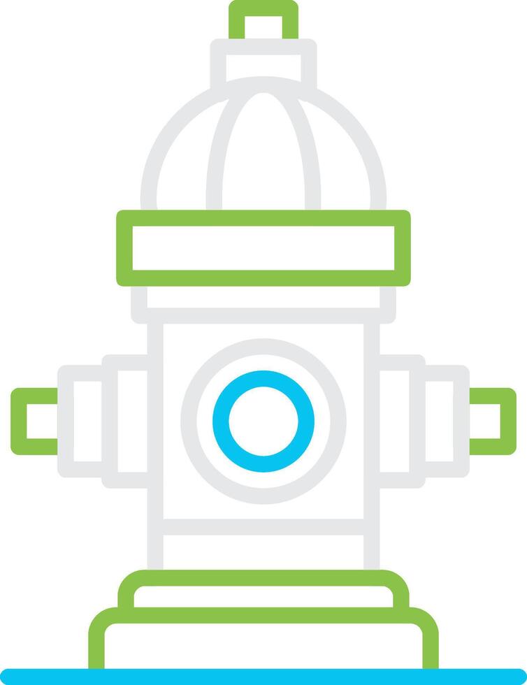Fire Hydrant Creative Icon Design vector