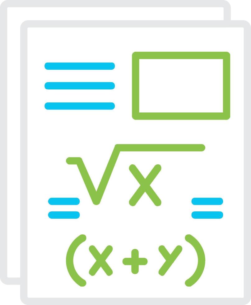 Maths Creative Icon Design vector