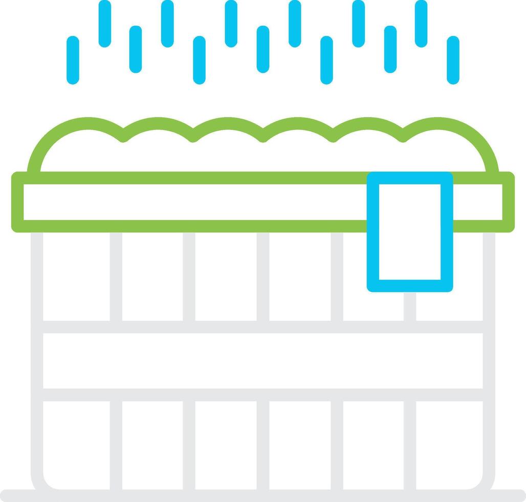 Hot Tub Bin Creative Icon Design vector