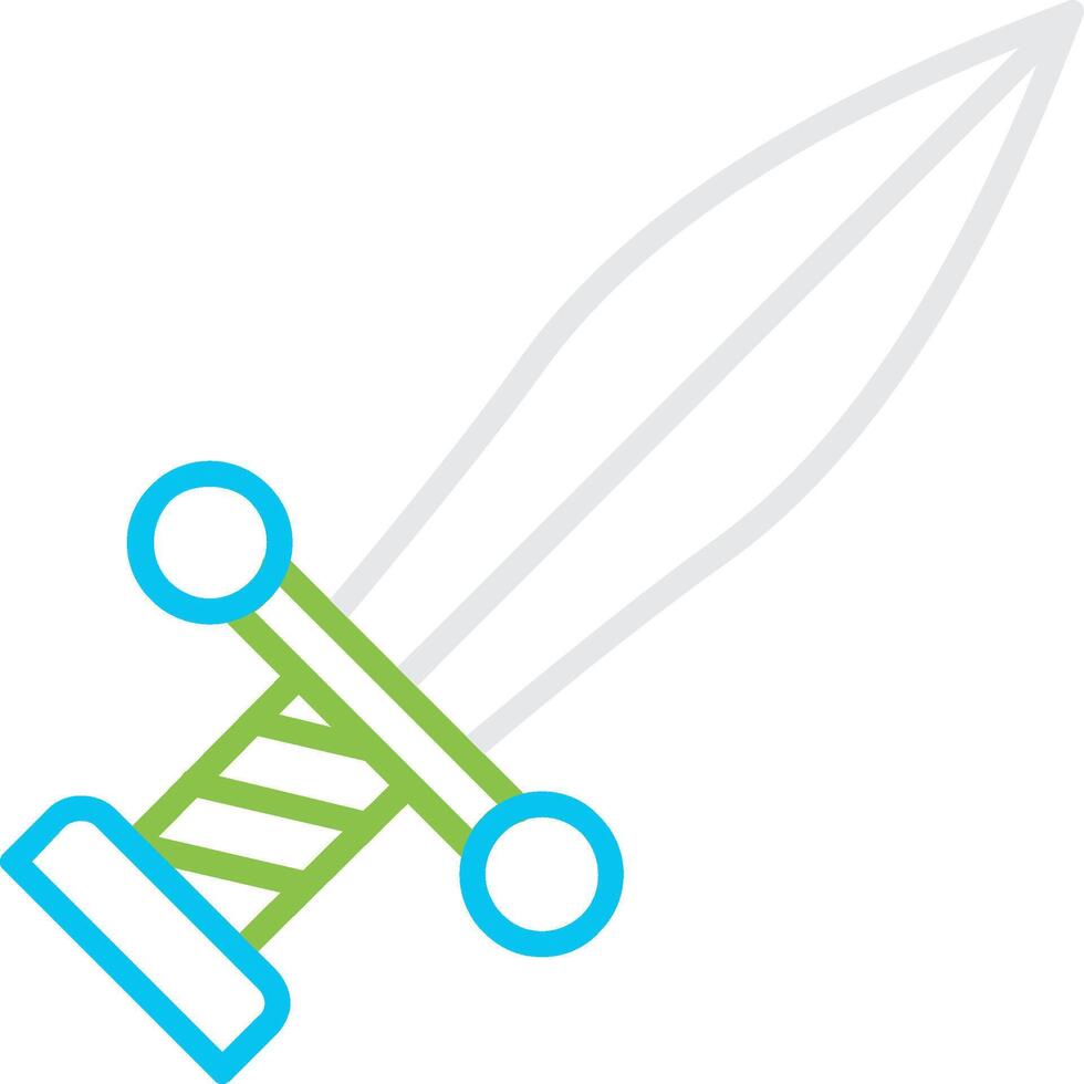 Sword Bin Creative Icon Design vector