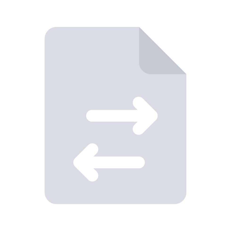 Get this beautiful icon of file transfer in modern style vector