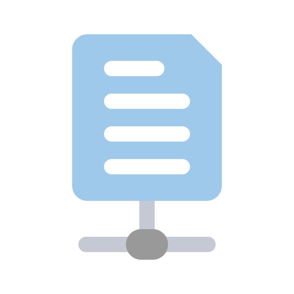 Shared file, network file icon design, premium vector