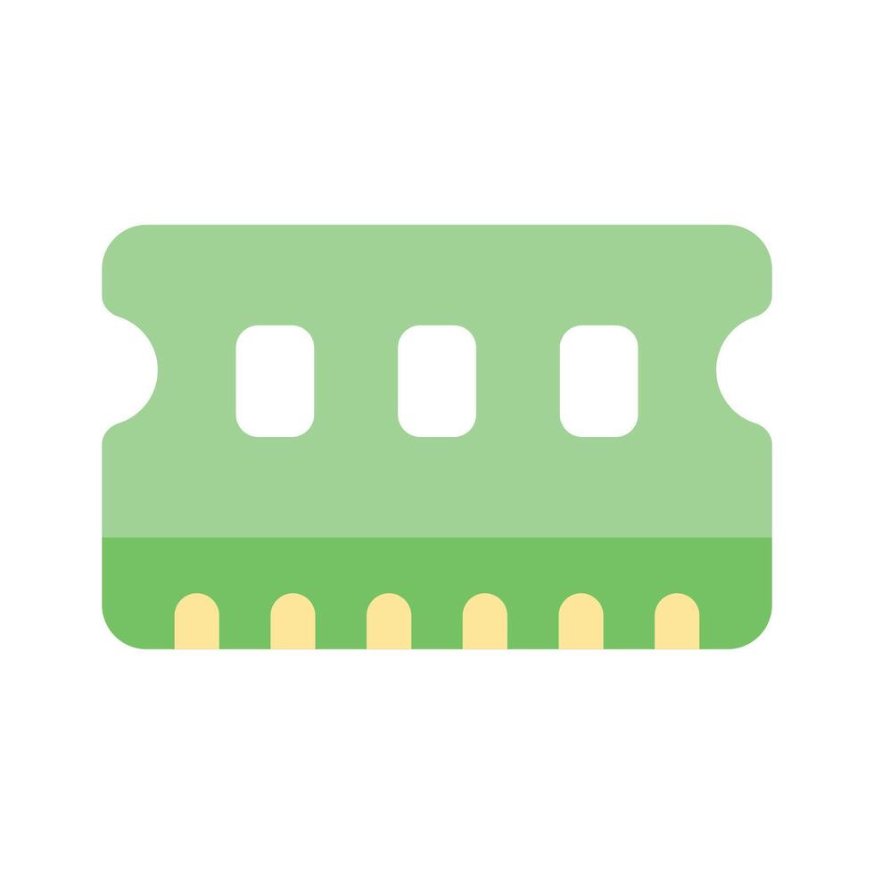 Random access memory, trendy of ram vector