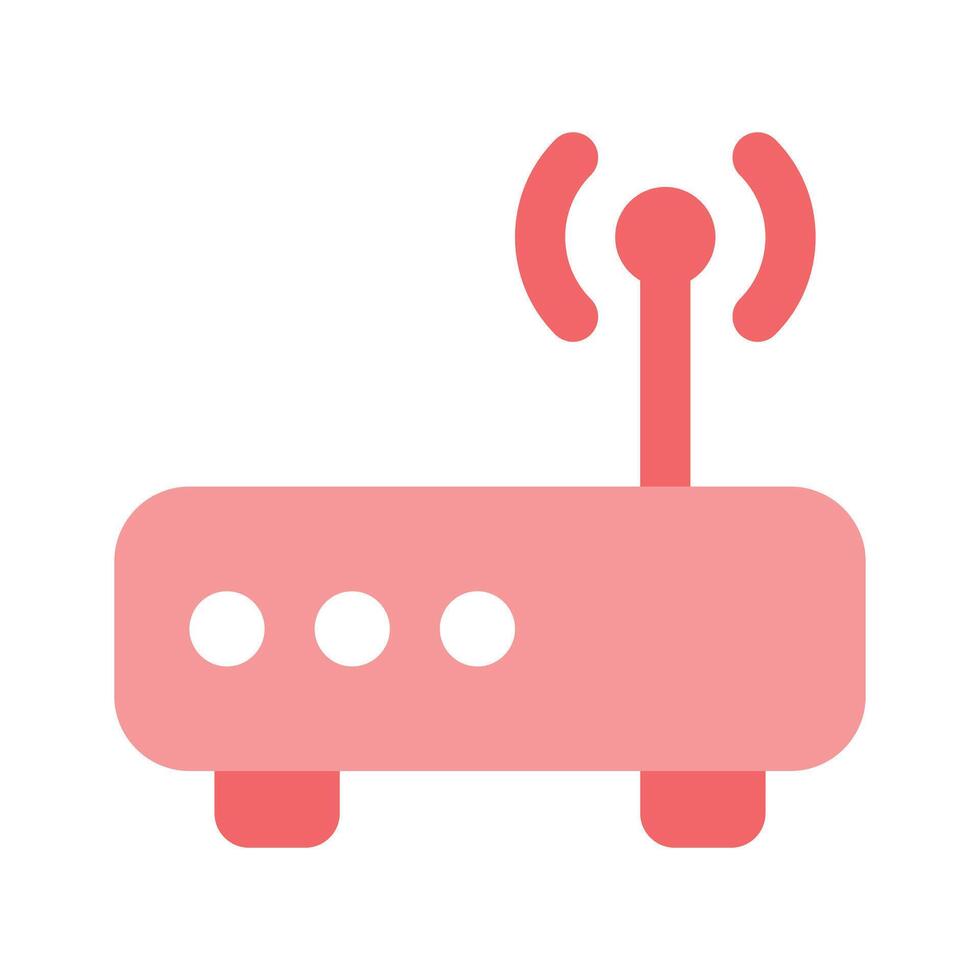 Wifi router icon design, wireless internet provider vector