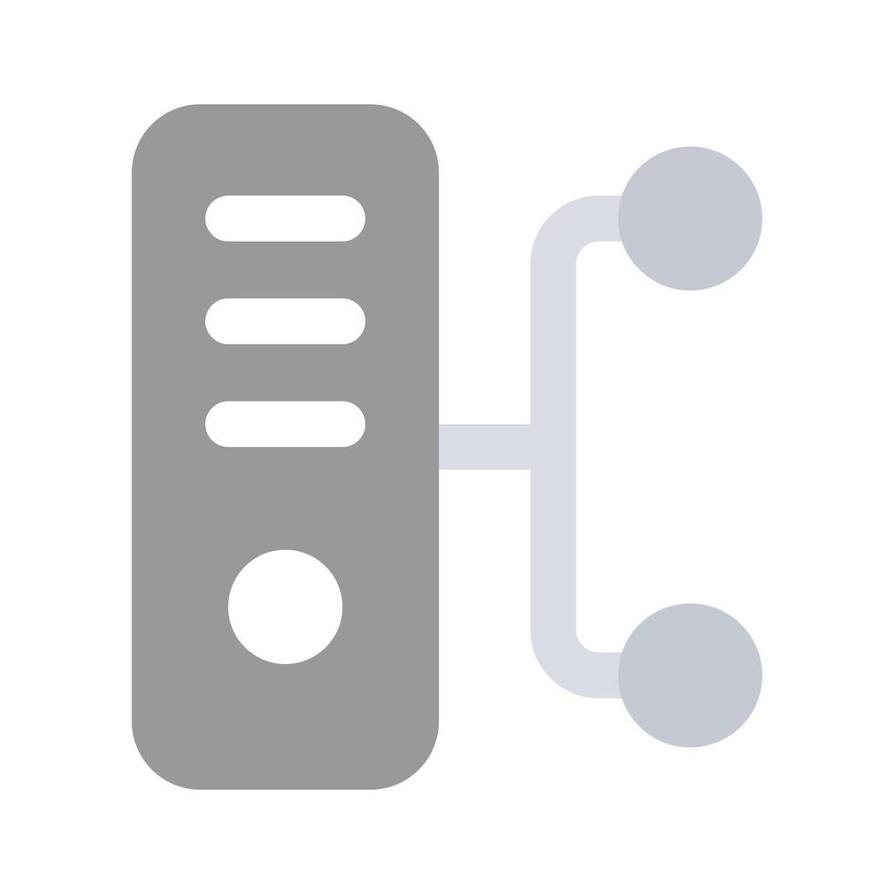 Visually perfect icon of database management in modern style vector