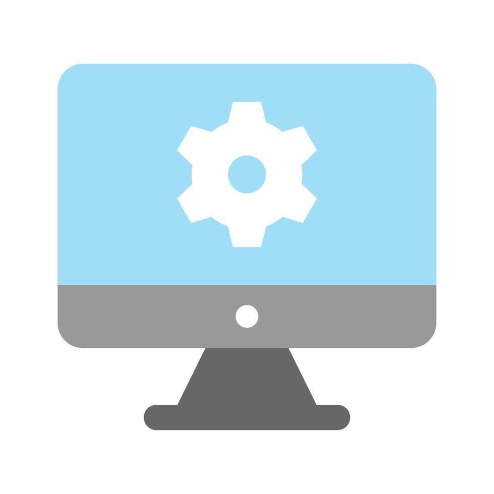 Get this amazon icon of computer setting in modern style vector