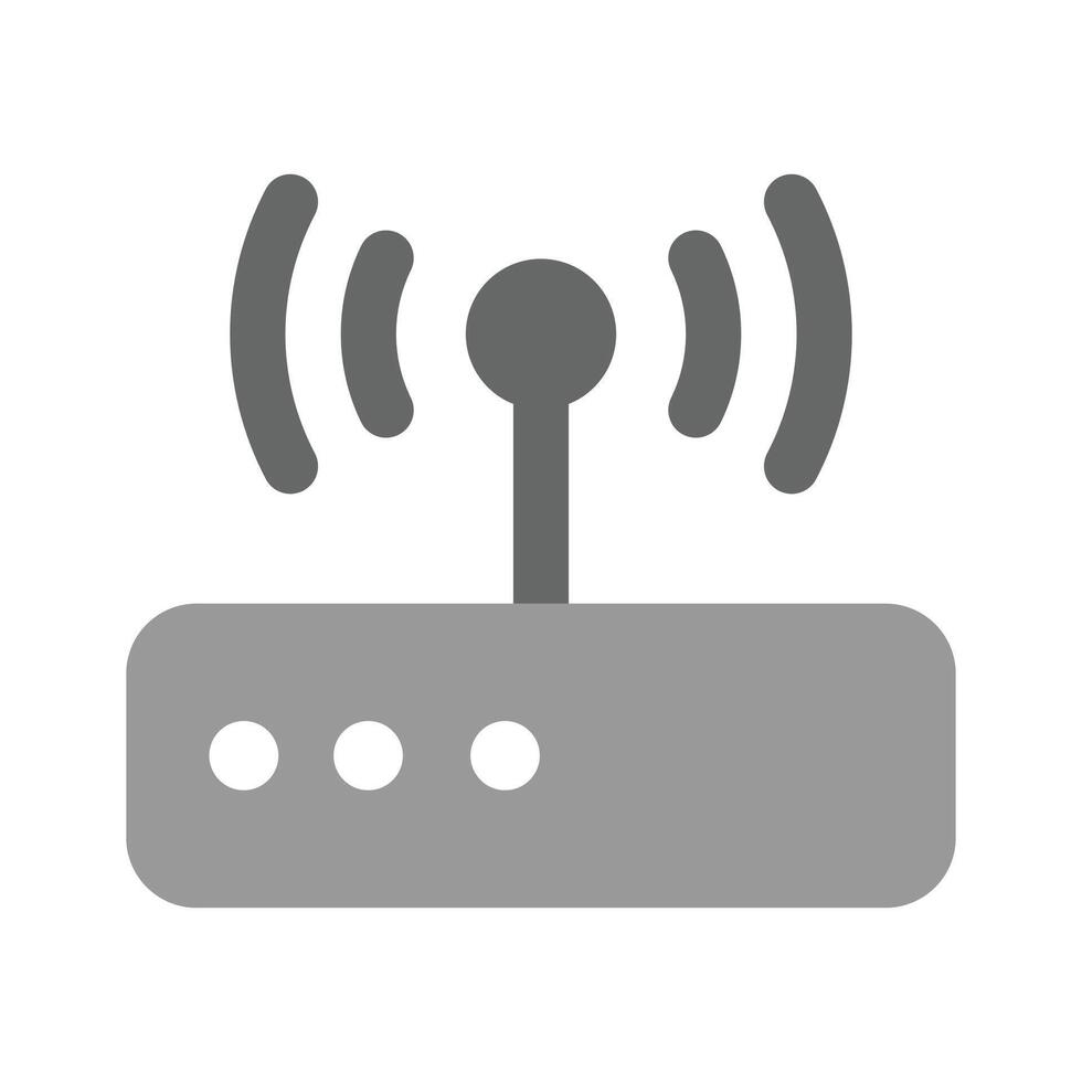 Wifi router icon design, wireless internet provider vector