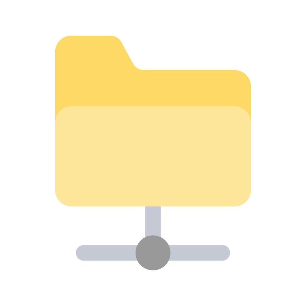 Shared folder, network folder icon design, premium vector