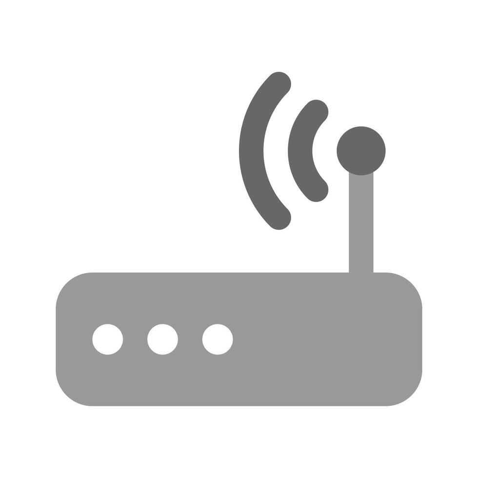 Wifi router icon design, wireless internet provider vector