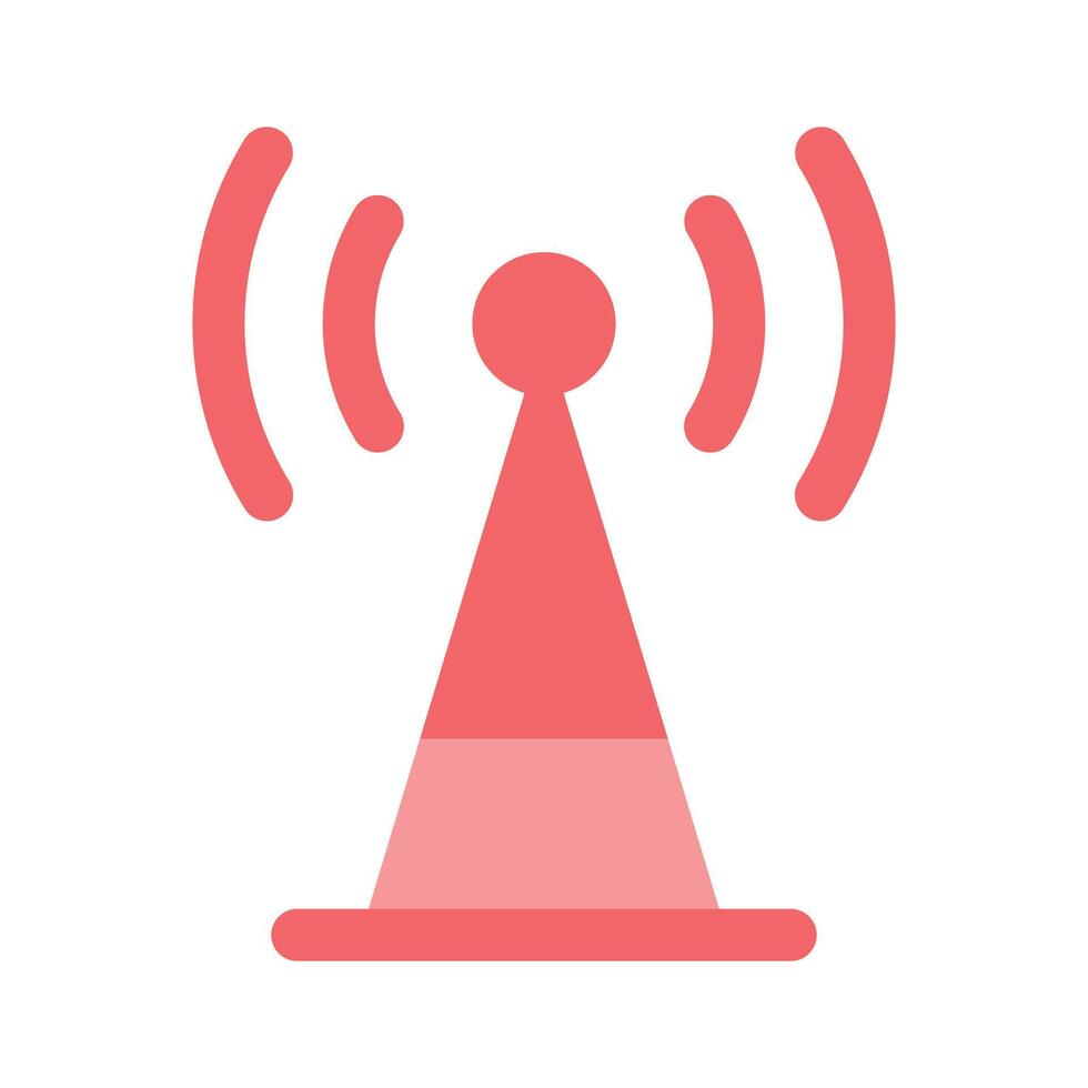 A broadband network antenna icon design, premium vector