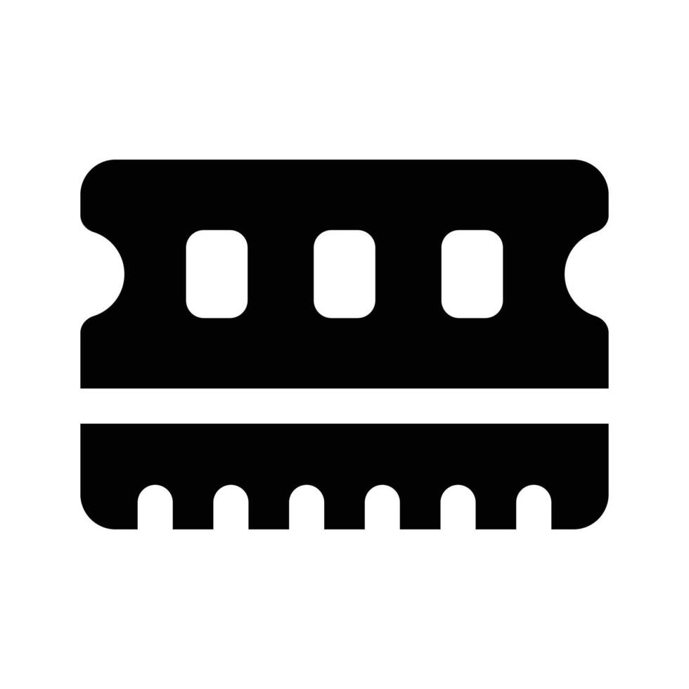 Random access memory, trendy of ram vector