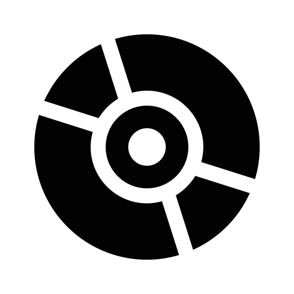 Visually perfect Compact disc design vector
