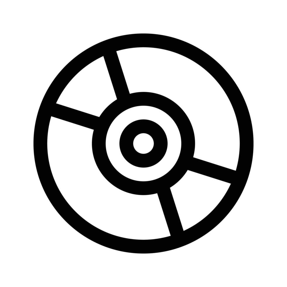 Visually perfect Compact disc design vector